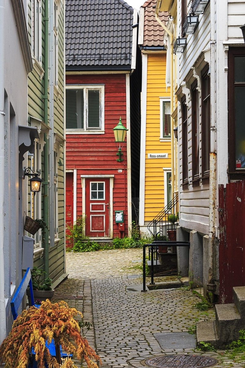 Ruelle colorée Bergen